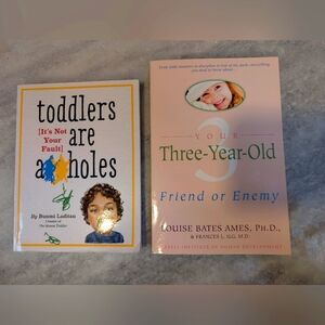 Toddlers Are Assholes and Your 3 Year Old friend Or Enemy bundle book set